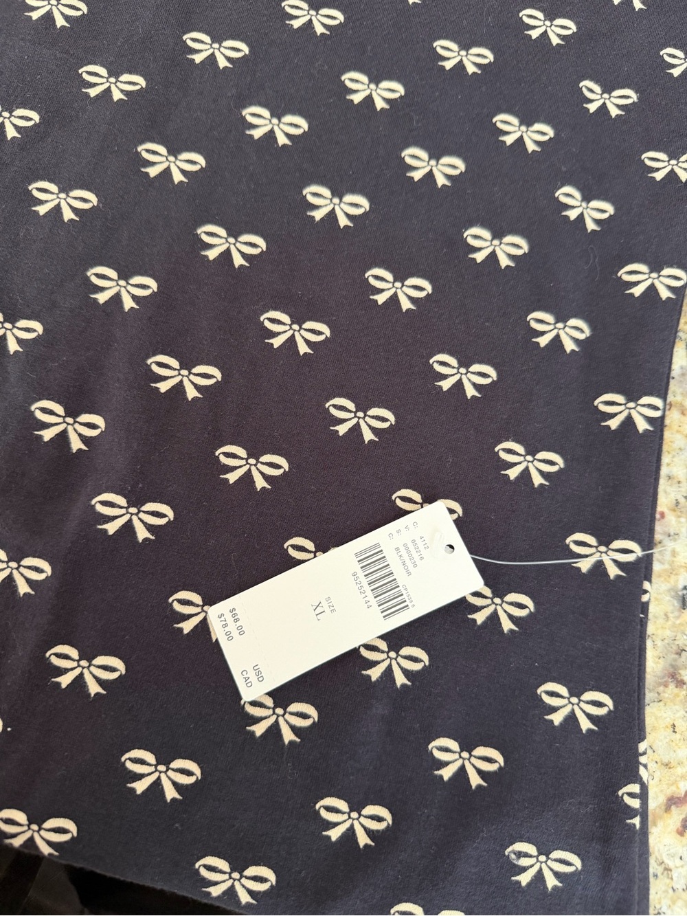 Maeve Black Bow-Print Turtleneck Sweater - Picture 6 of 7
